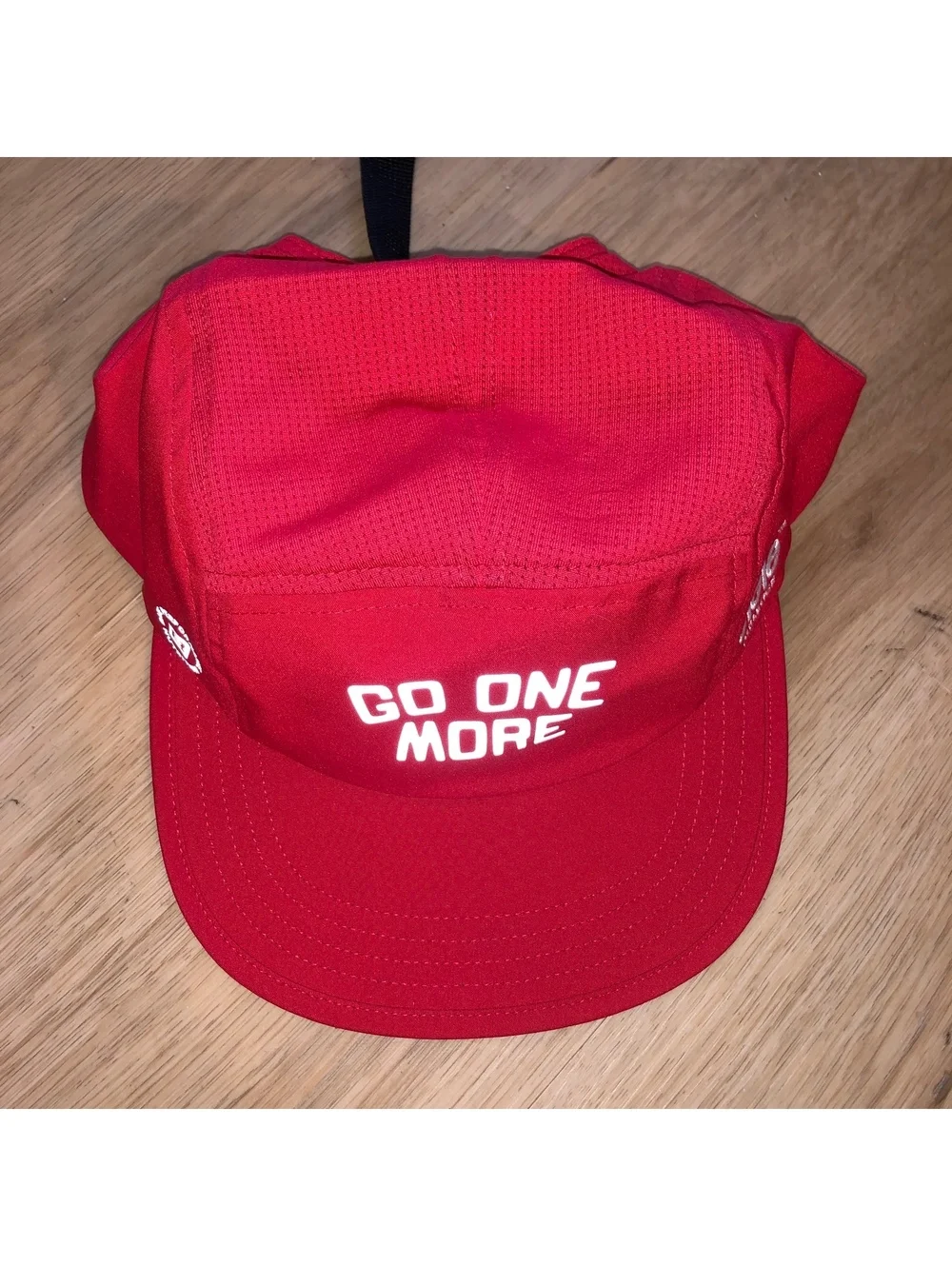 Ciele x BPN Go One More 5 Panel Hat Cap Red Bare Performance Nutrition Running